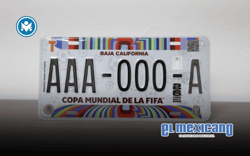 Ma&ntilde;ana emitir&aacute;n placas con motivo al mundial 2026