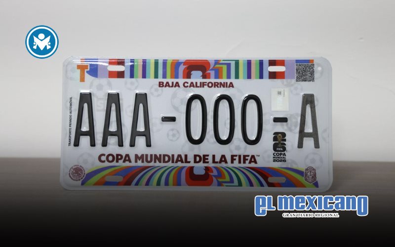 Ma&ntilde;ana emitir&aacute;n placas con motivo al mundial 2026