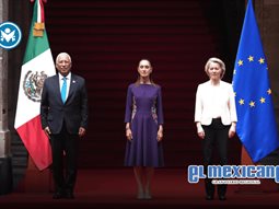 México y la Unión Europea firman nuevo acuerdo global en Palacio Nacional México y la Unión Europea firman nuevo acuerdo global en Palacio Nacional