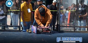 Re&uacute;ne El Trompo talento en torneo de rob&oacute;tica