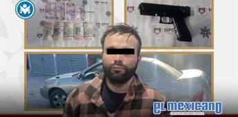 Detienen a presunto asaltante ligado a al menos 10 robos a comercios
