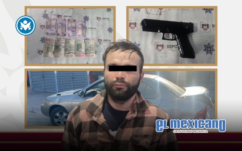 Detienen a presunto asaltante ligado a al menos 10 robos a comercios Detienen a presunto asaltante ligado a al menos 10 robos a comercios