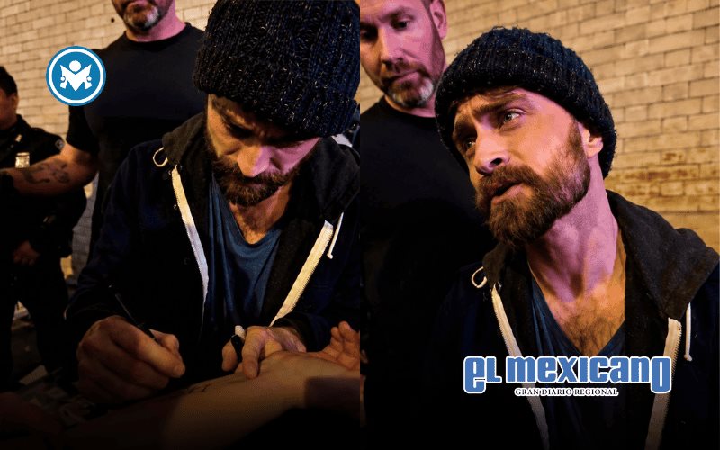 Mexicana logra que Daniel Radcliffe le firme el brazo, pero el actor le ruega no tatu&aacute;rselo