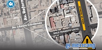 Anuncian cierres parciales en Reforma y L&aacute;zaro C&aacute;rdenas por obras viales