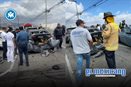 Fuerte accidente de tr&aacute;nsito frente a UABC Otay