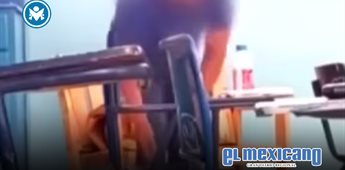 Captan a maestro de ética robando a alumnos en Sonora Captan a maestro de ética robando a alumnos en Sonora