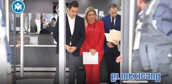 Maru Campos comparece ante la FGR por presunta operación con agentes de la CIA en Chihuahua Maru Campos comparece ante la FGR por presunta operación con agentes de la CIA en Chihuahua