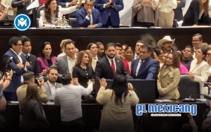 ¡Asesino!: PRI arremete contra Leonel Godoy y desata caos en San Lázaro ¡Asesino!: PRI arremete contra Leonel Godoy y desata caos en San Lázaro