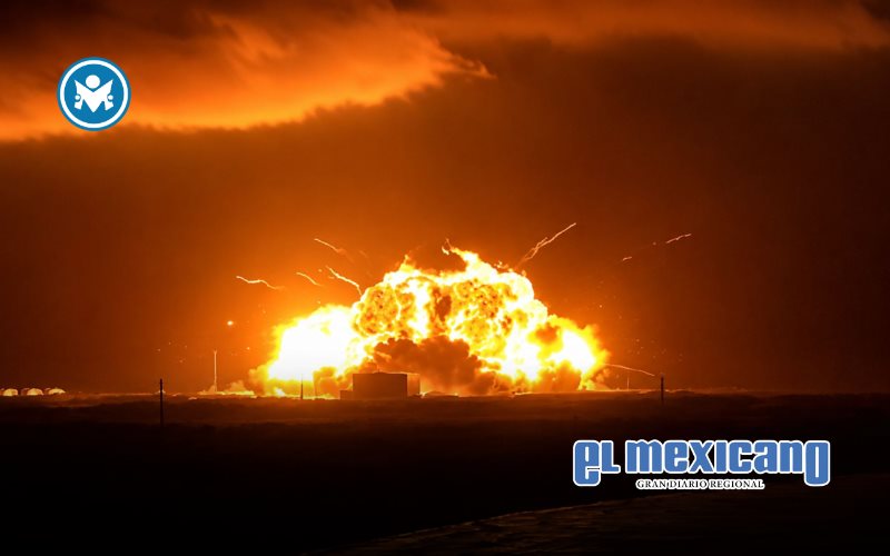 Blue Origin sufre explosi&oacute;n de su cohete New Glenn en prueba en Florida