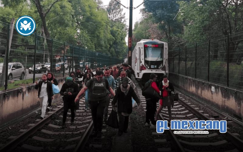 Tren Ligero de CDMX sufre falla y deja sin servicio varias estaciones