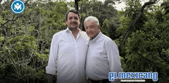 AMLO reaparece junto a su hijo Andr&eacute;s Manuel L&oacute;pez Beltr&aacute;n