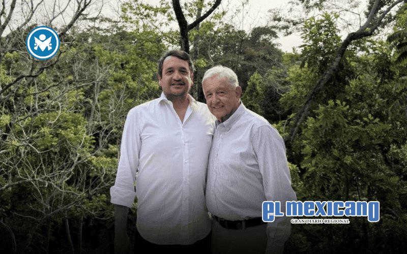 AMLO reaparece junto a su hijo Andr&eacute;s Manuel L&oacute;pez Beltr&aacute;n