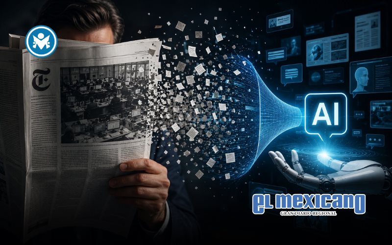 The New York Times acusa a la IA de poner en riesgo el futuro del periodismo