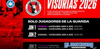 Xolos de Tijuana abre visorias en la Guarida Xoloitzcuintle