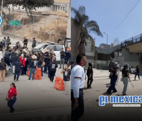 CNTE bloquea y libera la garita El Chaparral tras dos horas de protesta