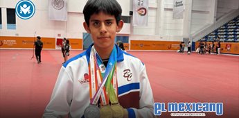 Gael Camarillo conquista dos oros y una plata en CONADE