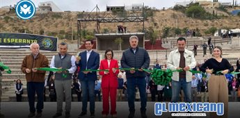 Inauguran anfiteatro para convivencia familiar en el Parque Esperanto