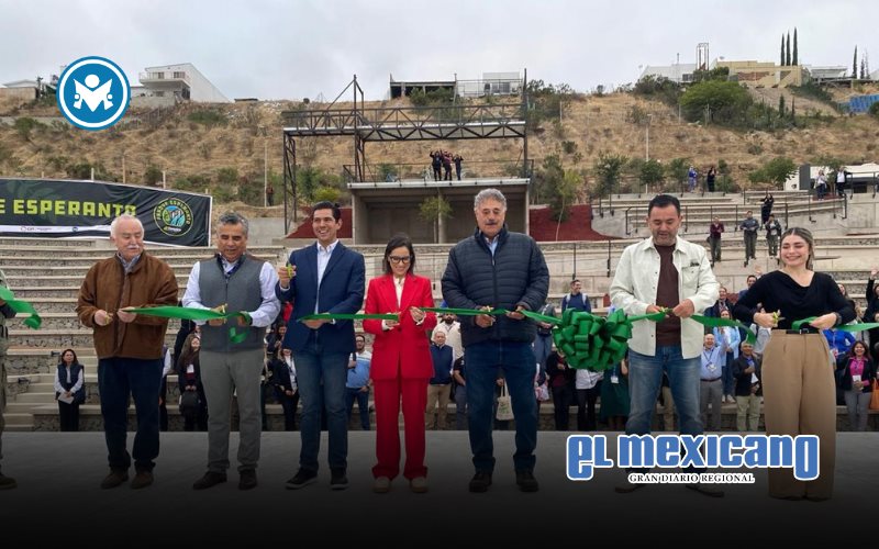 Inauguran anfiteatro para convivencia familiar en el Parque Esperanto