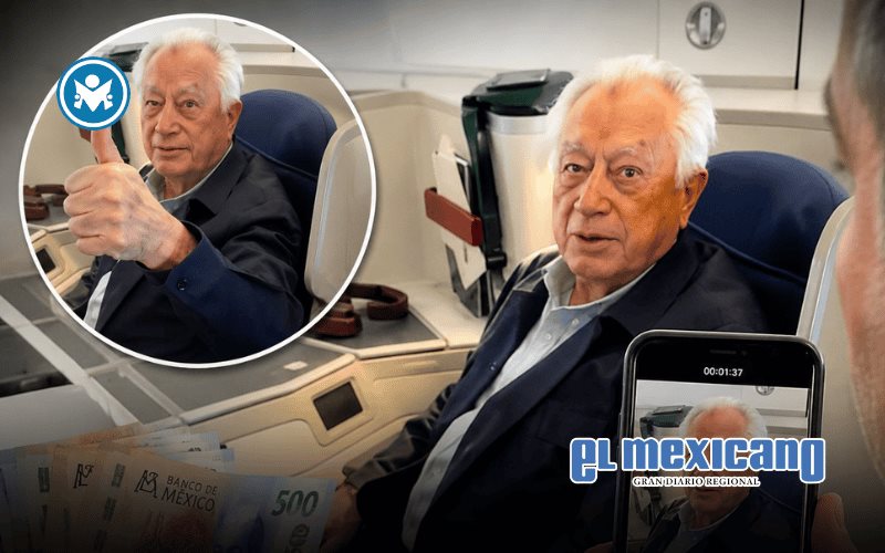 Increpan a Manuel Bartlett en vuelo a Madrid y lo llaman corrupto frente a su pareja Increpan a Manuel Bartlett en vuelo a Madrid y lo llaman corrupto frente a su pareja