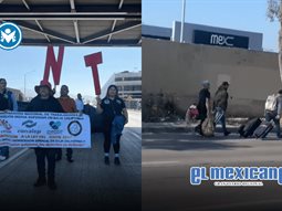 CNTE colapsa accesos al Aeropuerto de Tijuana