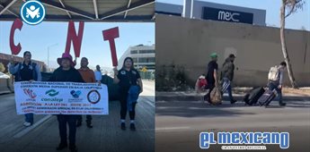 CNTE colapsa accesos al Aeropuerto de Tijuana