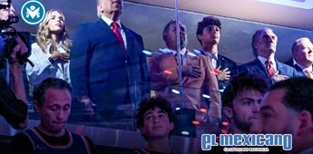 Trump hace historia al asistir a unas Finales de la NBA