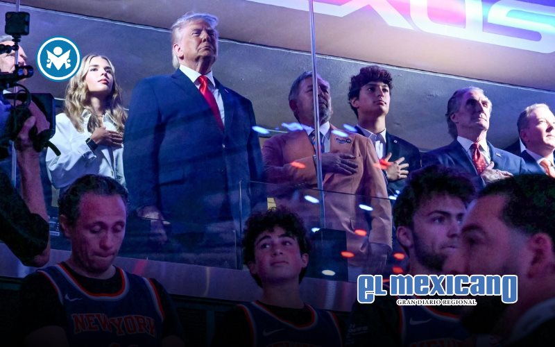 Trump hace historia al asistir a unas Finales de la NBA Trump hace historia al asistir a unas Finales de la NBA