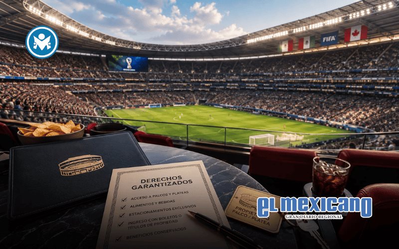 Dueños de palcos logran respaldo legal para mantener sus derechos durante el Mundial 2026
