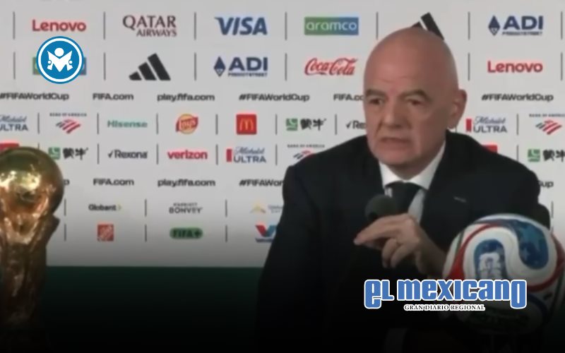 Infantino agradece a Sheinbaum apoyo para el Mundial 2026