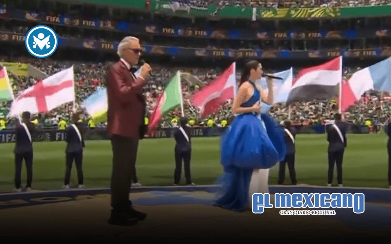Bocelli y EJAE estremecieron el Azteca con el himno DNA en la inauguración del Mundial 2026 Bocelli y EJAE estremecieron el Azteca con el himno DNA en la inauguración del Mundial 2026