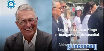 Abuchean a Salinas Pliego durante apertura del Mundial