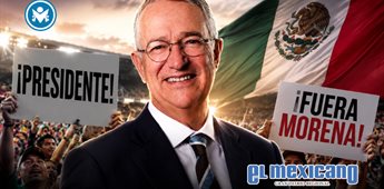 Entre gritos de &iexcl;Presidente! y &iexcl;Fuera Morena!, Salinas Pliego acapara atenci&oacute;n en la inauguraci&oacute;n del Mundial