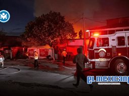 Incendio consume vivienda en la colonia Mariano Matamoros