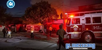 Incendio consume vivienda en la colonia Mariano Matamoros