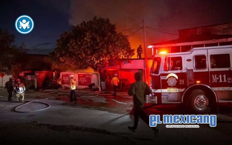 Incendio consume vivienda en la colonia Mariano Matamoros