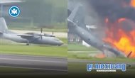 Avi&oacute;n militar Antonov AN-32 se estrella en Assam y deja cinco soldados muertos