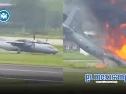 Avi&oacute;n militar Antonov AN-32 se estrella en Assam y deja cinco soldados muertos
