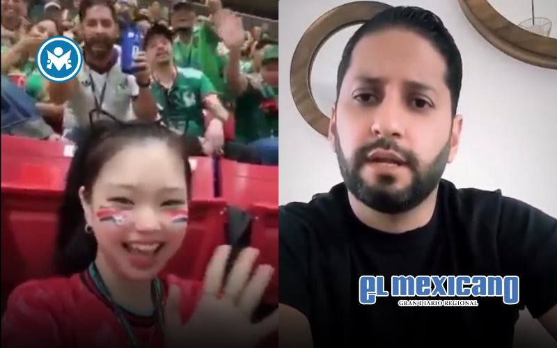 Mexicano que hizo gesto racista a influencer coreana pide disculpas