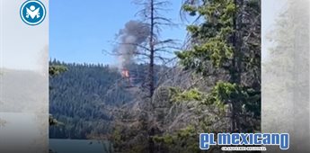 Piloto sobrevive tras estrellarse avi&oacute;n de combate en Washington