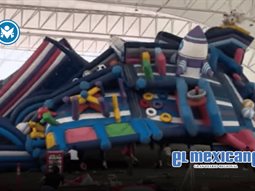 Viento levanta inflable con niños en Torreón y desata momentos de pánico en evento familiar Viento levanta inflable con niños en Torreón y desata momentos de pánico en evento familiar