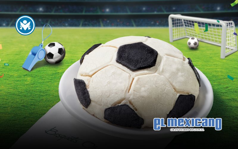 De la cancha a la mesa: lanza Bisquets Obreg&oacute;n "Concha Bal&oacute;n" y flautas especiales