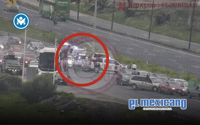 Desmantelan banda de montachoques en la M&eacute;xico-Pachuca tras violenta persecuci&oacute;n