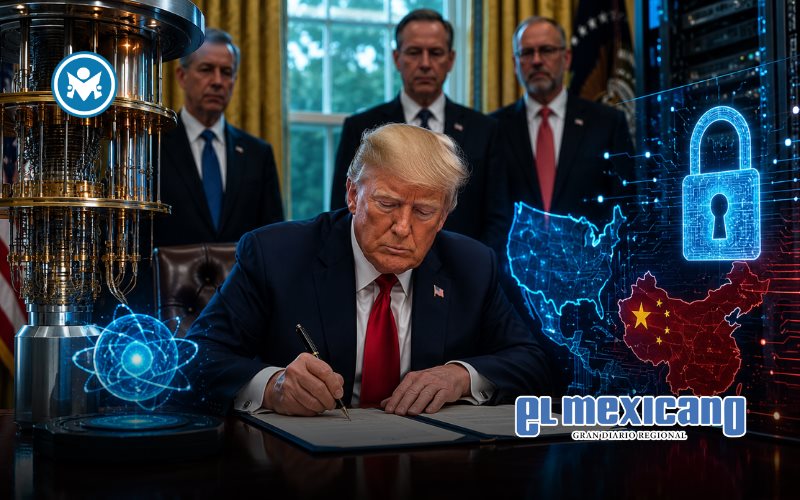 Trump acelera la computación cuántica de EU frente a China Trump acelera la computación cuántica de EU frente a China