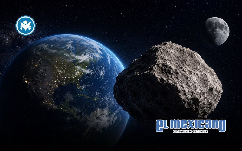 Asteroide gigante de hasta 1.6 km pasar&aacute; cerca de la Tierra este s&aacute;bado