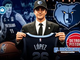 Karim L&oacute;pez es el primer mexicano elegido en la primera ronda del Draft de la NBA