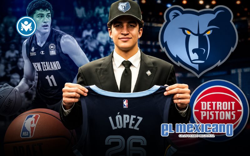 Karim L&oacute;pez es el primer mexicano elegido en la primera ronda del Draft de la NBA