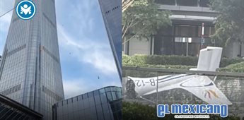 Avioneta se estrella contra el edificio m&aacute;s alto de Pek&iacute;n