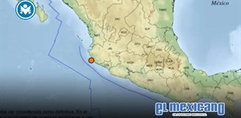 Sismo de magnitud 4.0 se registra frente a Cihuatl&aacute;n, Jalisco