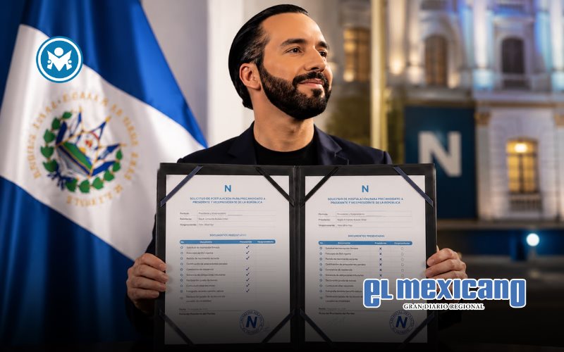 Bukele se postula como precandidato presidencial rumbo a 2027 en El Salvador