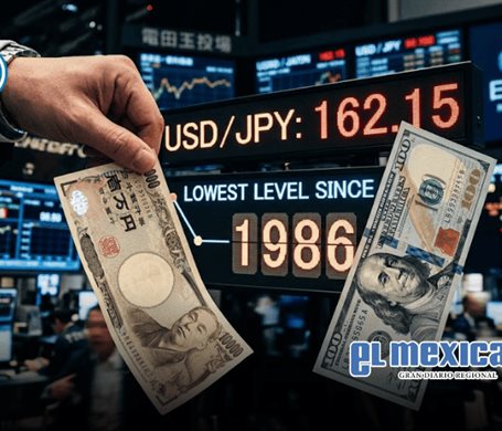 El yen se desploma a su nivel m&aacute;s bajo desde 1986 frente al d&oacute;lar